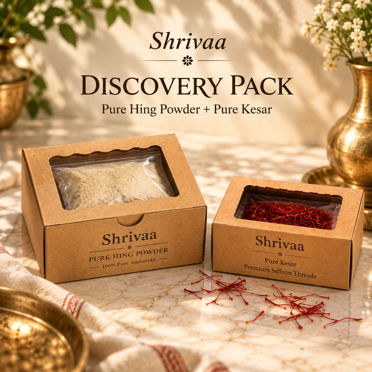 Discovery Pack - Pure Hing Powder & Pure Kesar